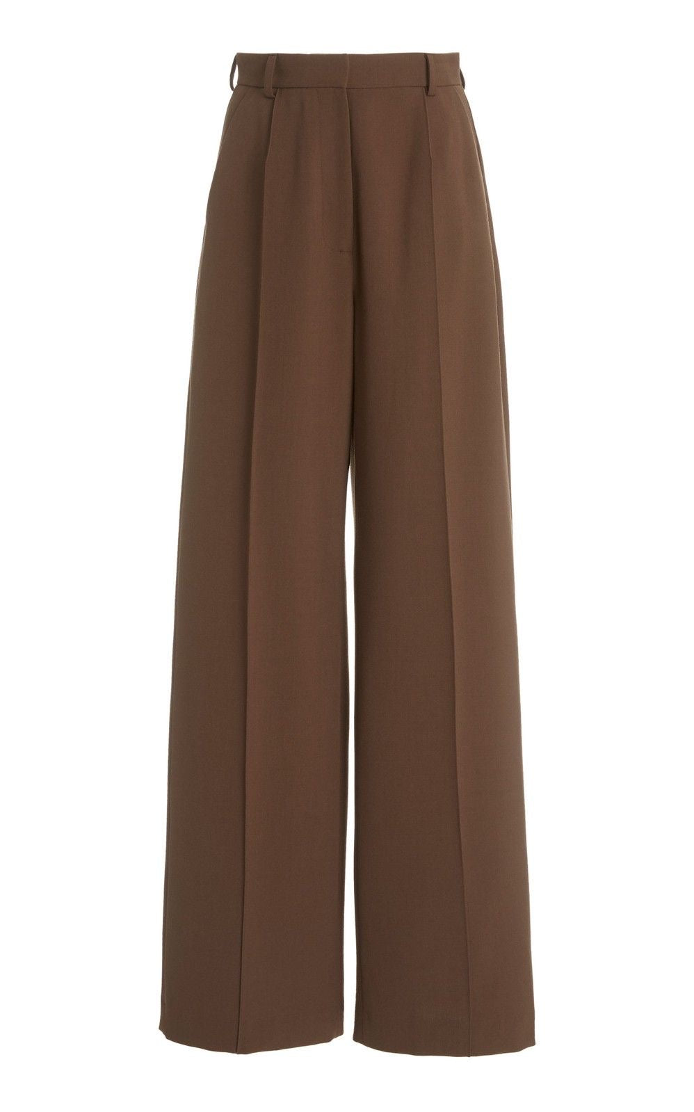Brown wide leg pants