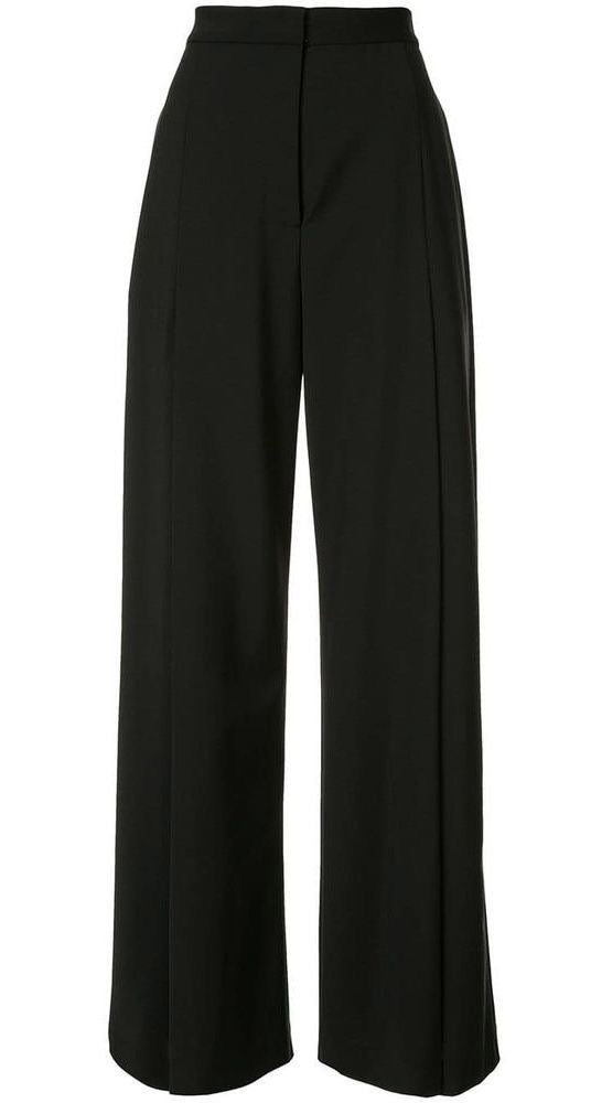Black wide leg pants