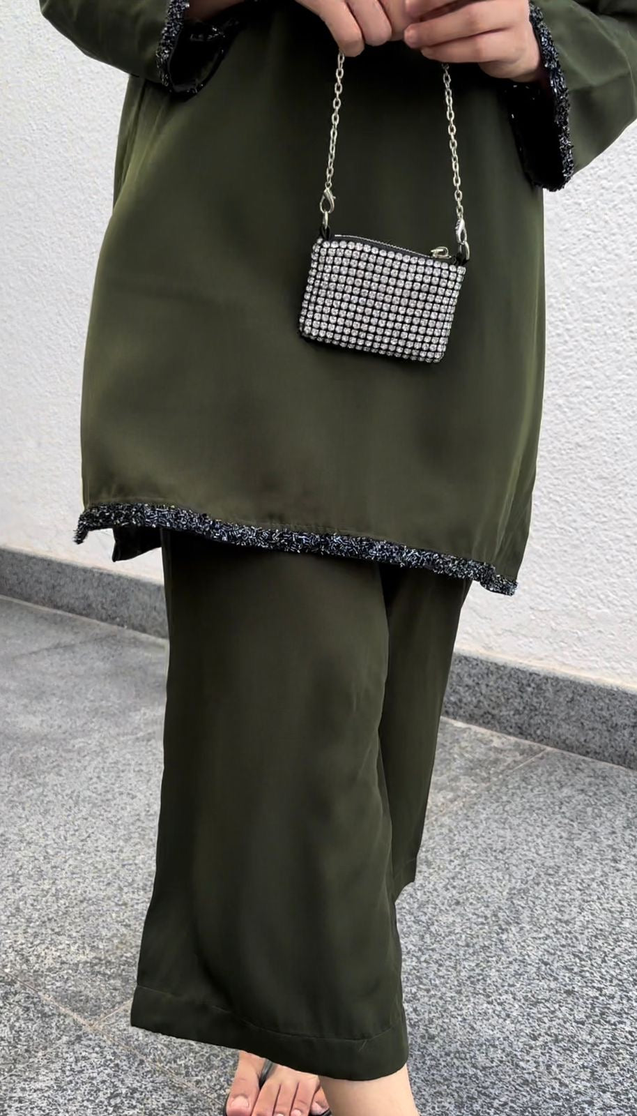 Olive green set (2 pcs)