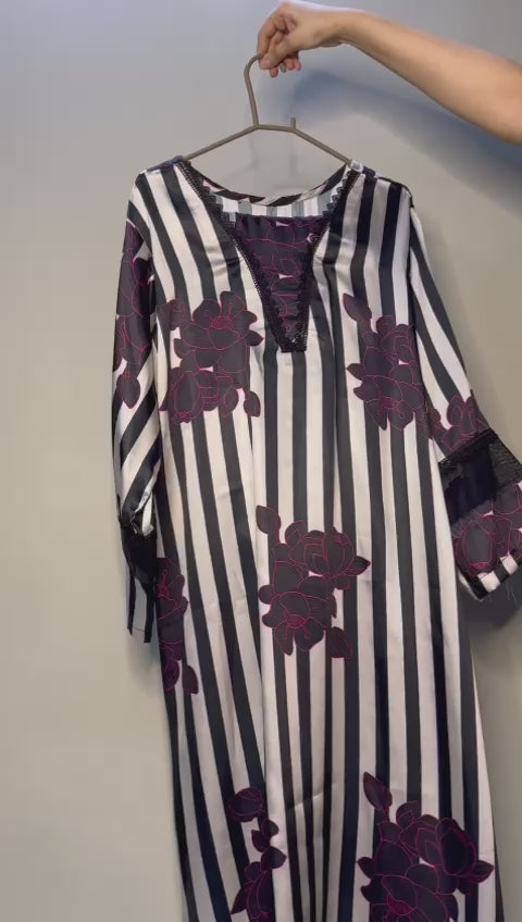 Printed silk set